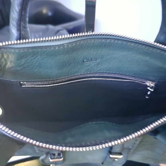 Vintage Green Chloe Edith satchel - Picture 5 of 12